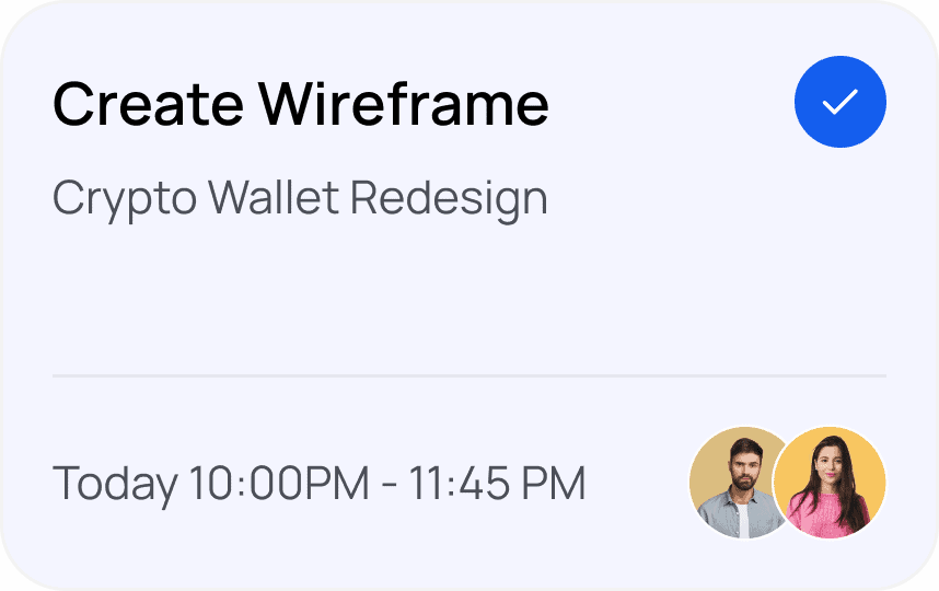 Crypto wallet redesign wireframe mockup for Pullsy platform, digital finance app interface.
