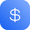 Vibrant Pullsy logo with modern design and blue background for branding.